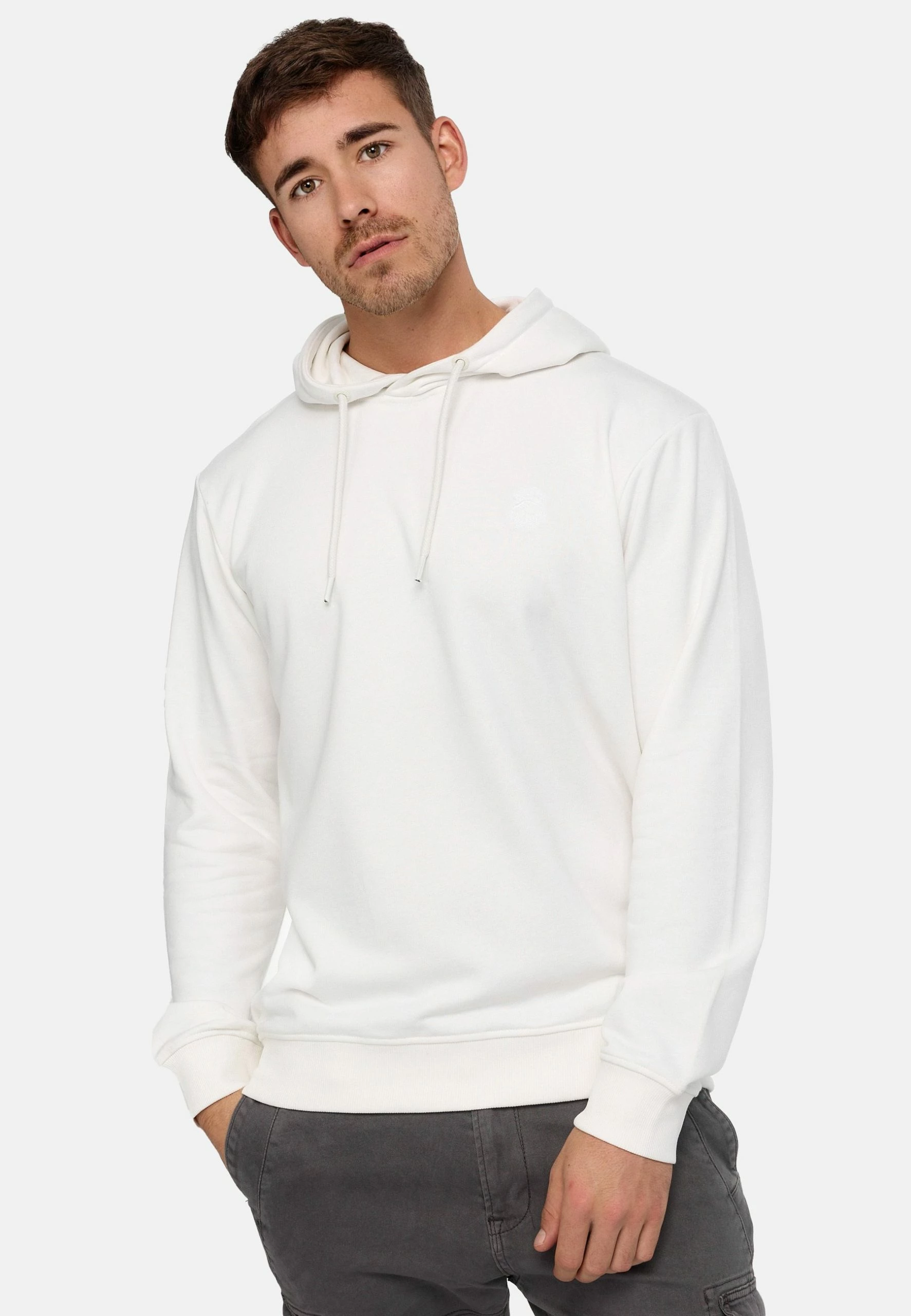 Indicode Jeans Simpson - Jersey Con Capucha - Offwhite - Imagen 5