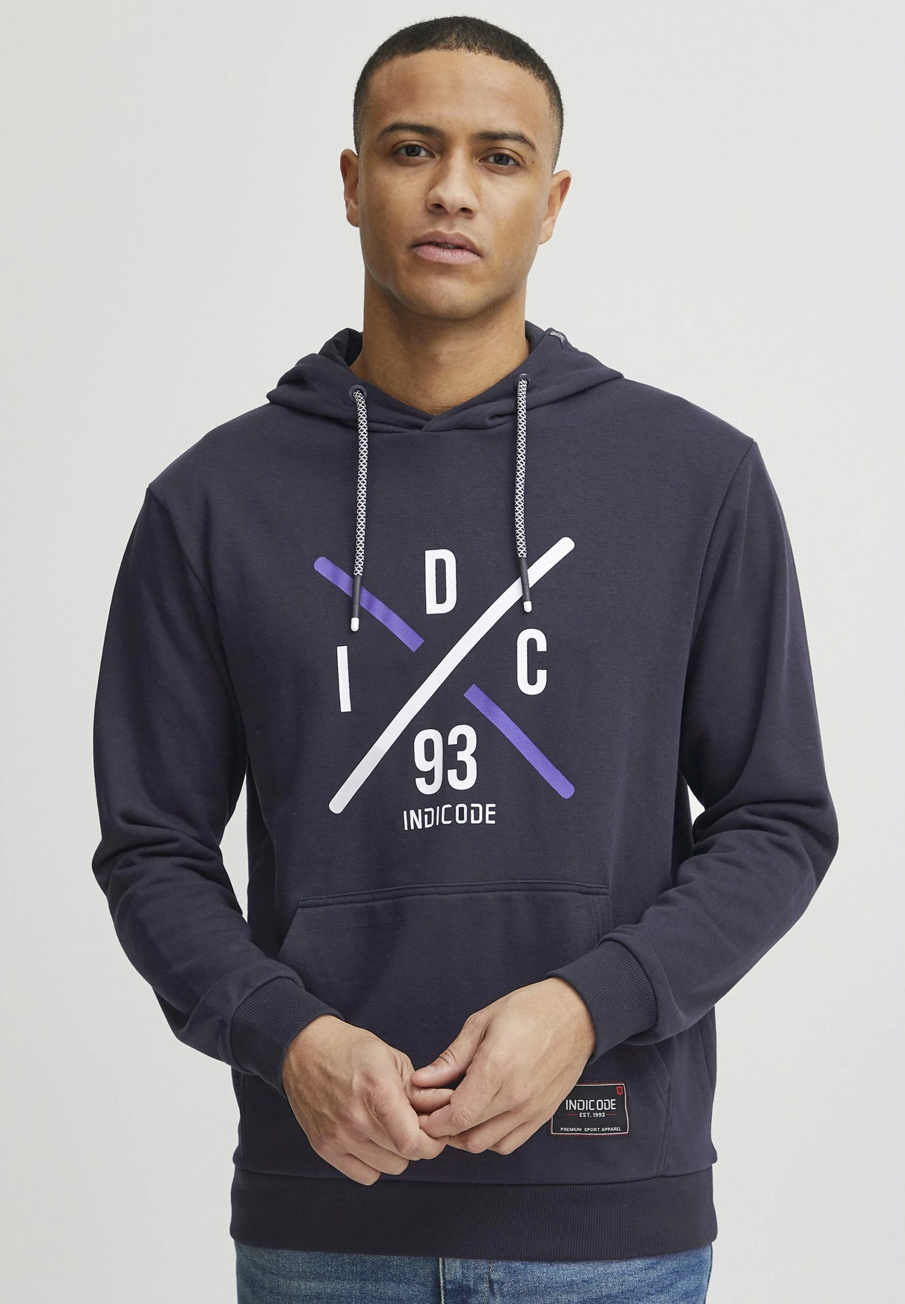 Indicode Jeans Leon - Jersey Con Capucha - Navy