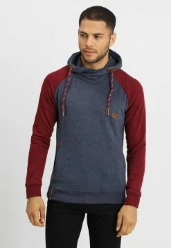 Indicode Jeans Dyott - Jersey Con Capucha - Bordeaux Mix