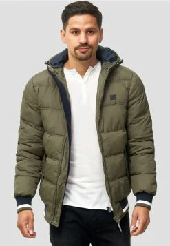 Indicode Jeans RegularFit - Chaqueta De Invierno - Dark Green