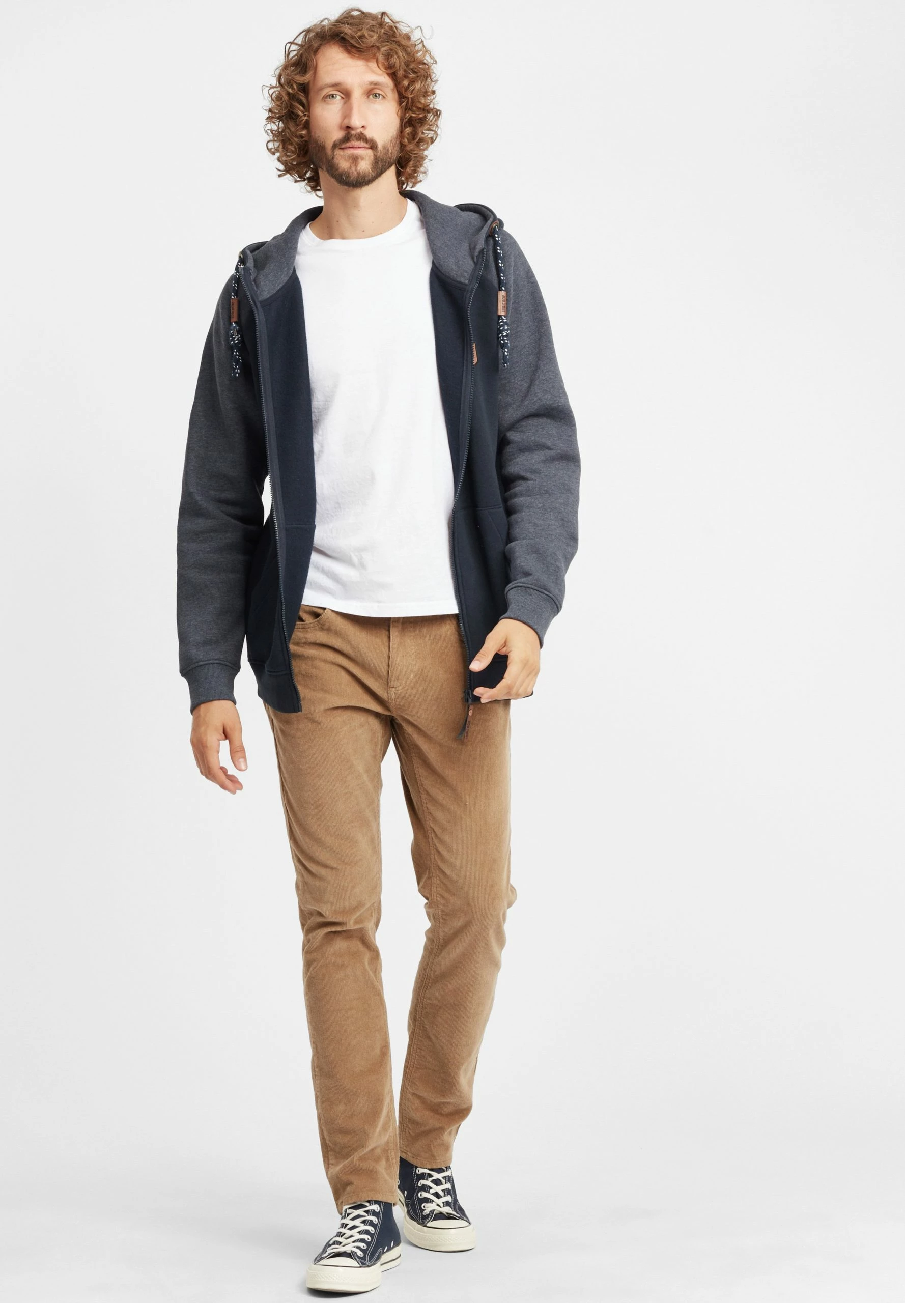 Indicode Jeans Idterence - Sudadera Con Cremallera - Navy - Imagen 2