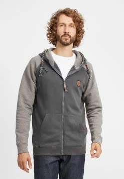 Indicode Jeans Idterence - Sudadera Con Cremallera - Grey Mix