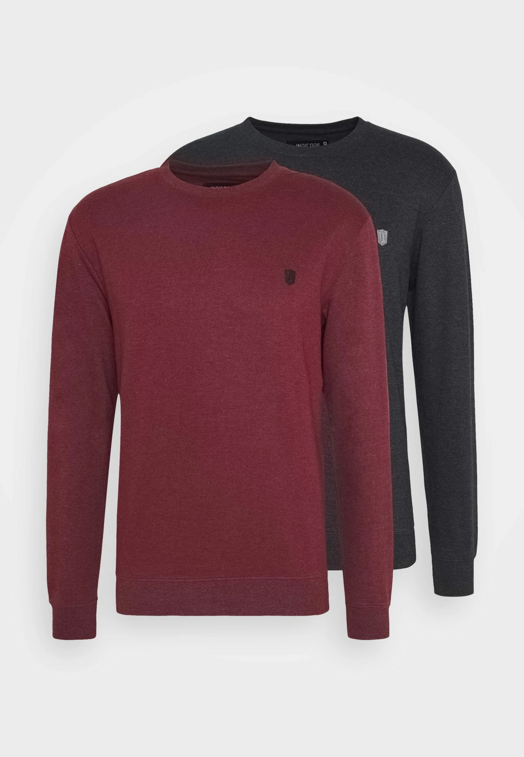 Indicode Jeans Ebach 2 Pack - Sudadera - Black/Bordeaux - Imagen 5