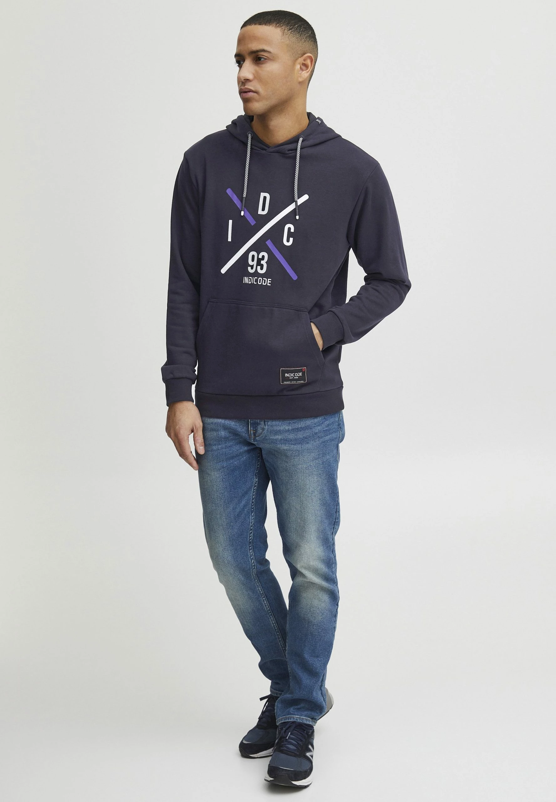 Indicode Jeans Leon - Jersey Con Capucha - Navy - Imagen 2