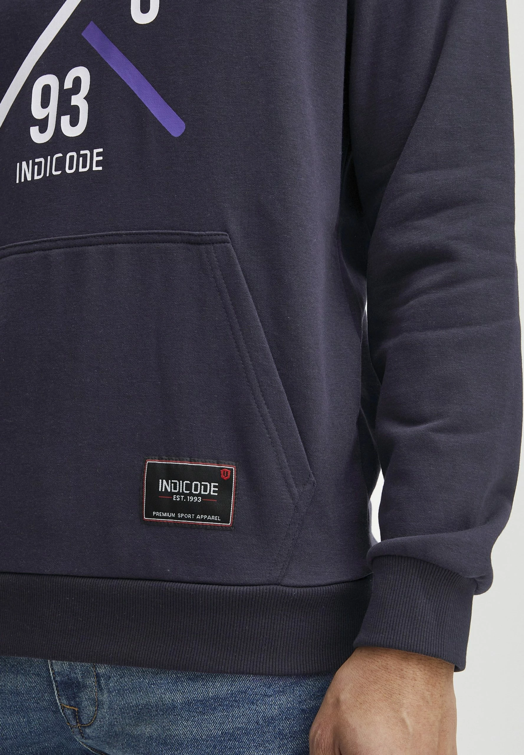 Indicode Jeans Leon - Jersey Con Capucha - Navy - Imagen 5