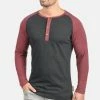 Indicode Jeans Winston - Sudadera - Charcoal/Wine