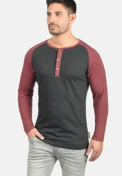 Indicode Jeans Winston - Sudadera - Charcoal/Wine