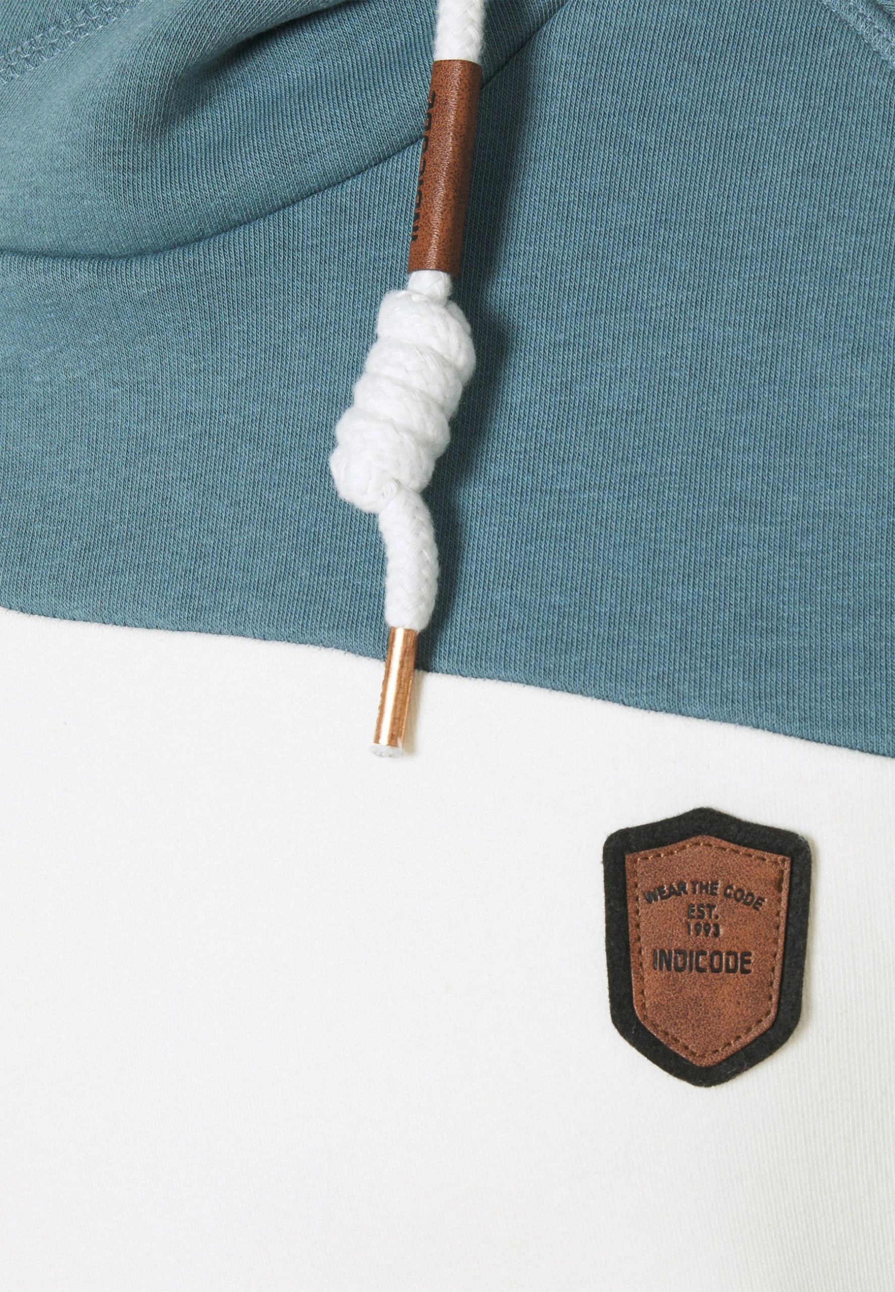 Indicode Jeans Pessac - Jersey Con Capucha - Aegean Blue - Imagen 7