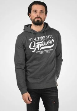 Indicode Jeans Idgalileri - Jersey Con Capucha - Grey Mix