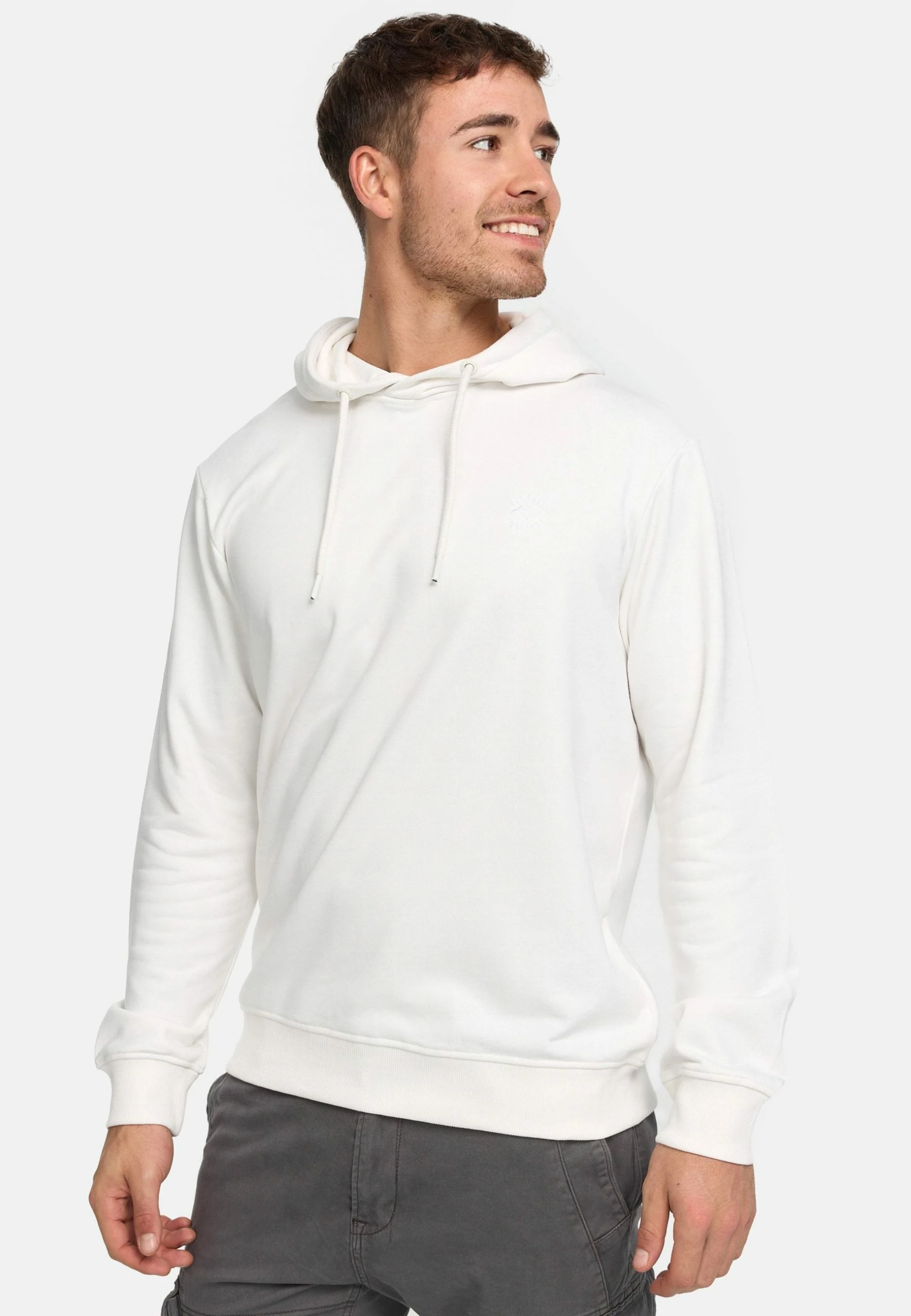 Indicode Jeans Simpson - Jersey Con Capucha - Offwhite