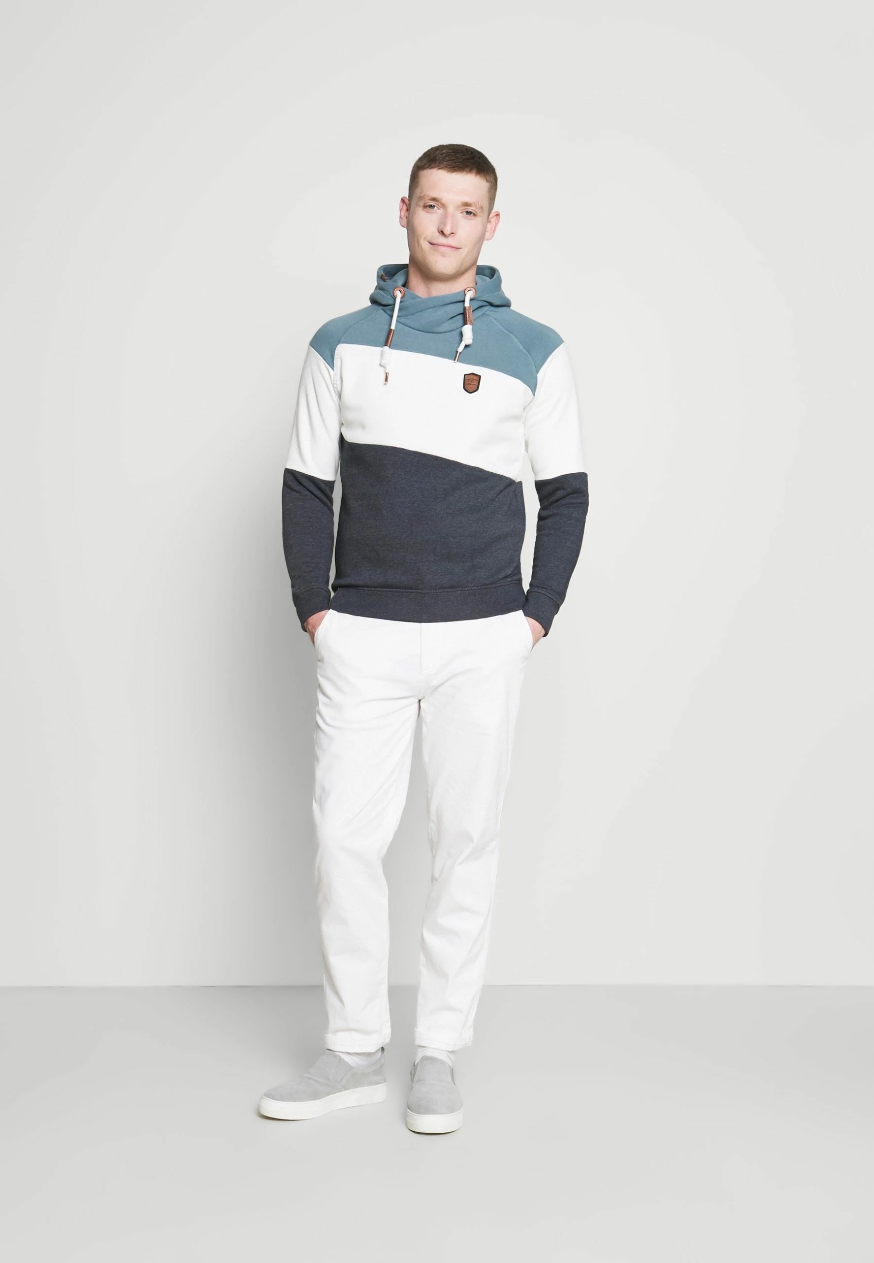 Indicode Jeans Pessac - Jersey Con Capucha - Aegean Blue - Imagen 2