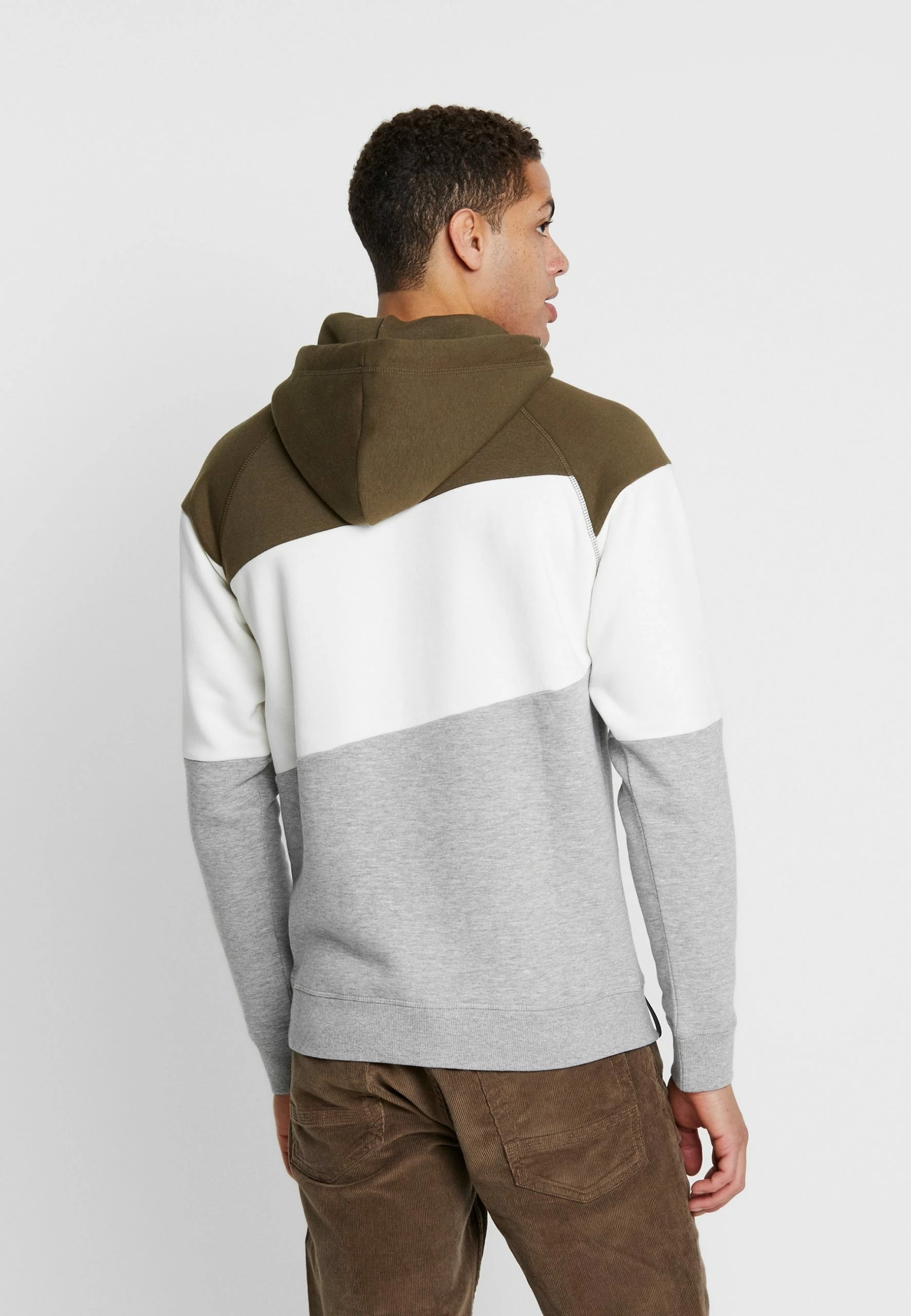 Indicode Jeans Pessac - Jersey Con Capucha - Dark Olive - Imagen 3