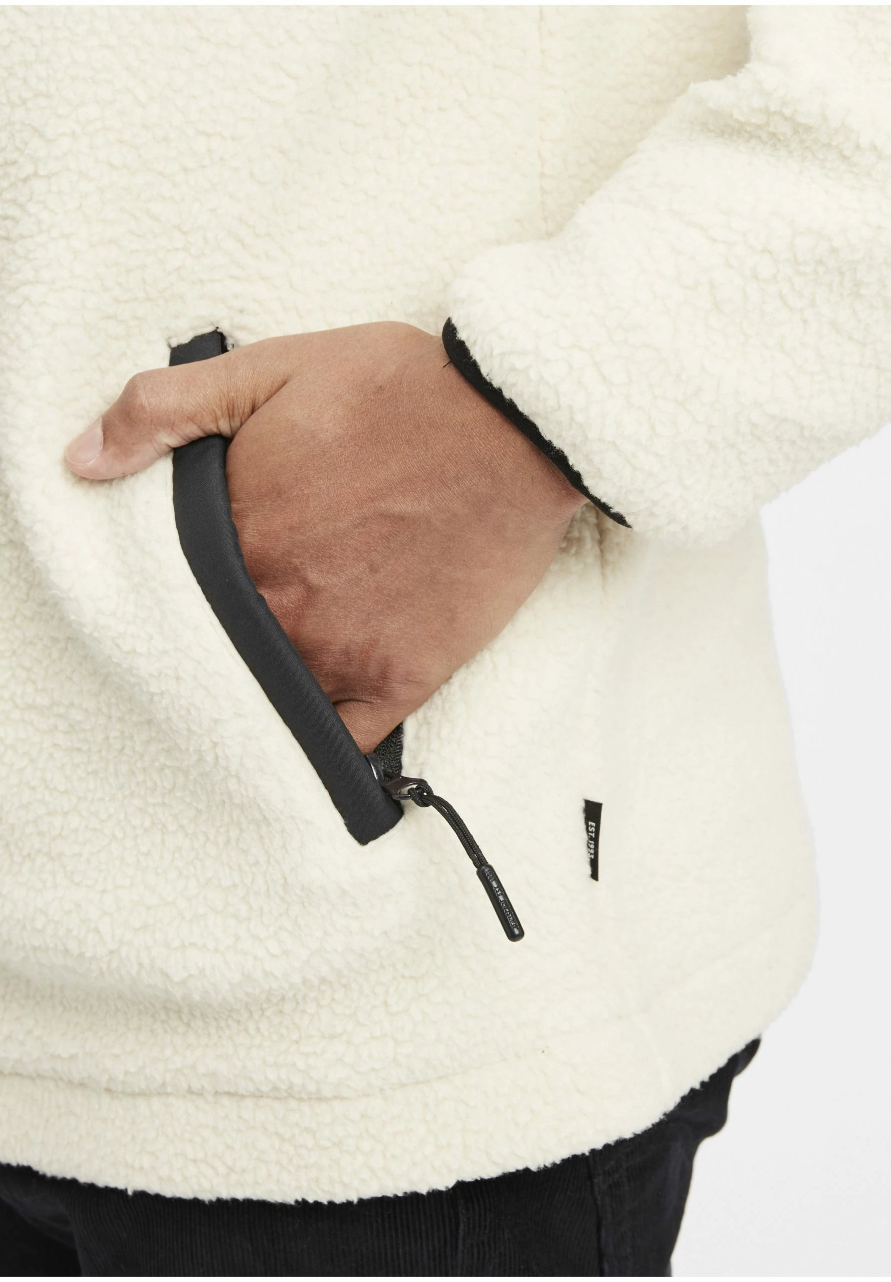 Indicode Jeans Idtrent - Jersey Con Capucha - White Asparagus - Imagen 6