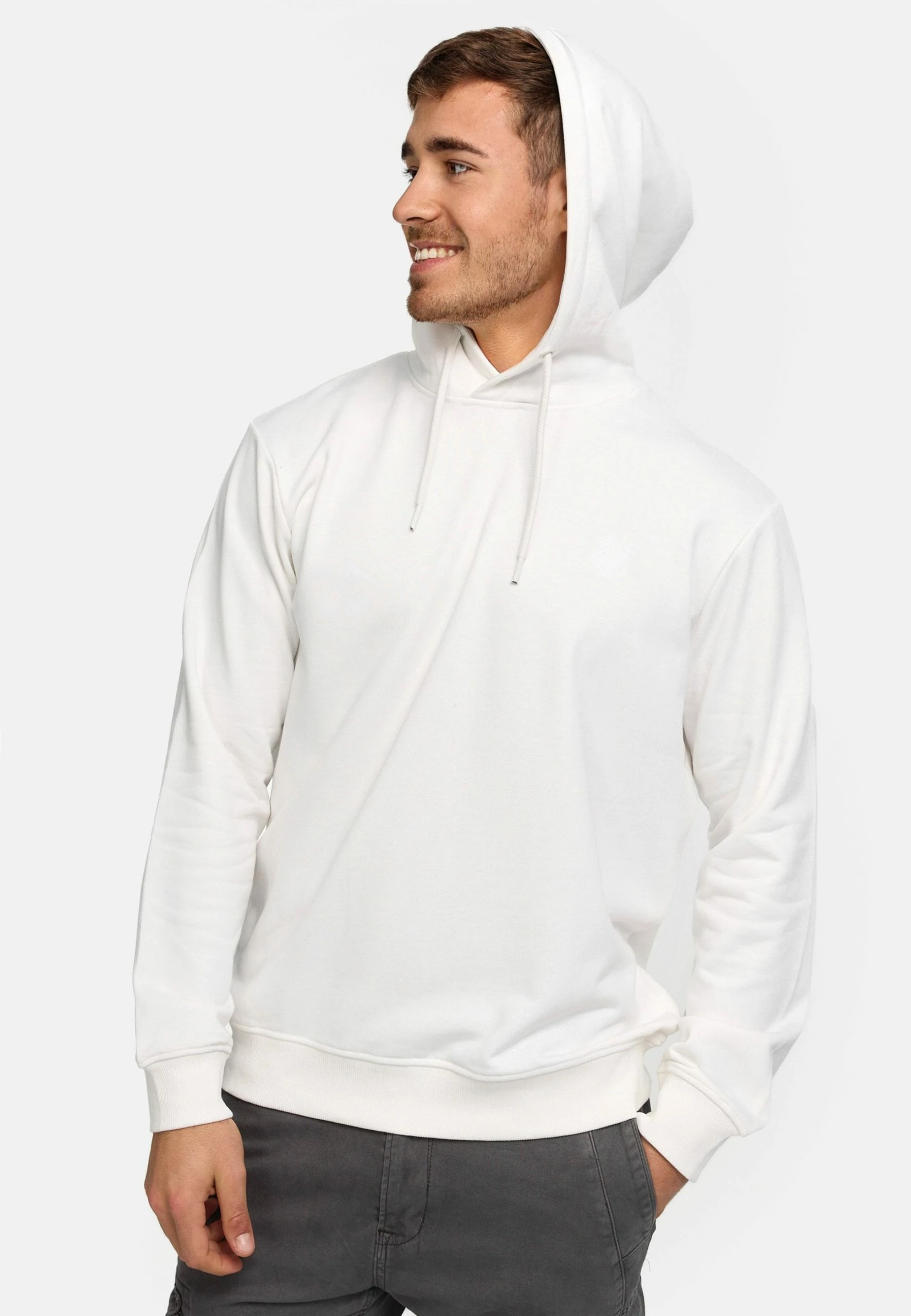 Indicode Jeans Simpson - Jersey Con Capucha - Offwhite - Imagen 4